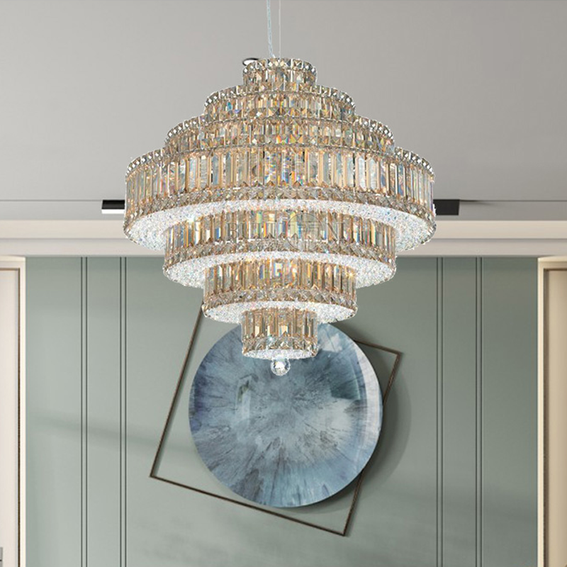 Modern Luxury Multi-layer Crystal Chandelier