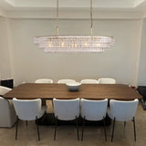 Luxury Amor Ghiaccio Glass Oval Chandelier 54"W/65"W - CasaraHouse