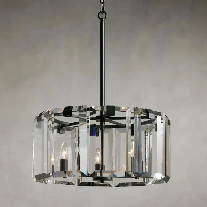 Elegant Amaya Round Chandelier 30" 38" 48" - CasaraHouse