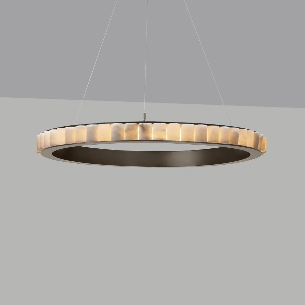 Elegant Avalon Alabaster Chandelier - CasaraHouse