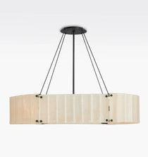 Marcellus Glass Linear Chandelier 48"
