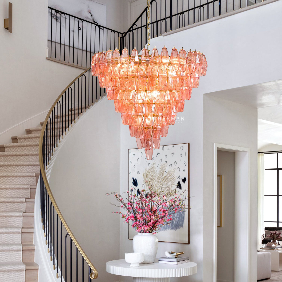 Asti Murano Glass Chandelier