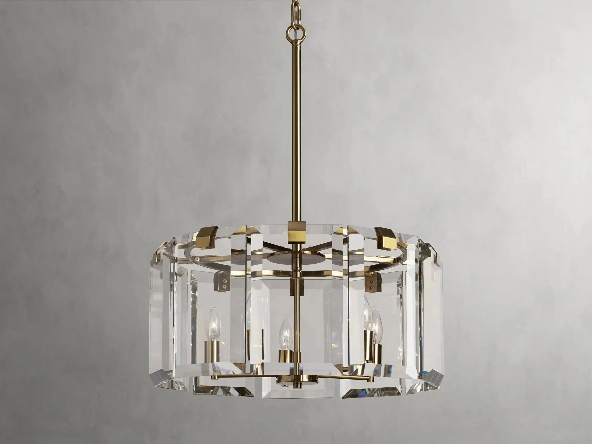 Elegant Amaya Round Chandelier 30" 38" 48" - CasaraHouse