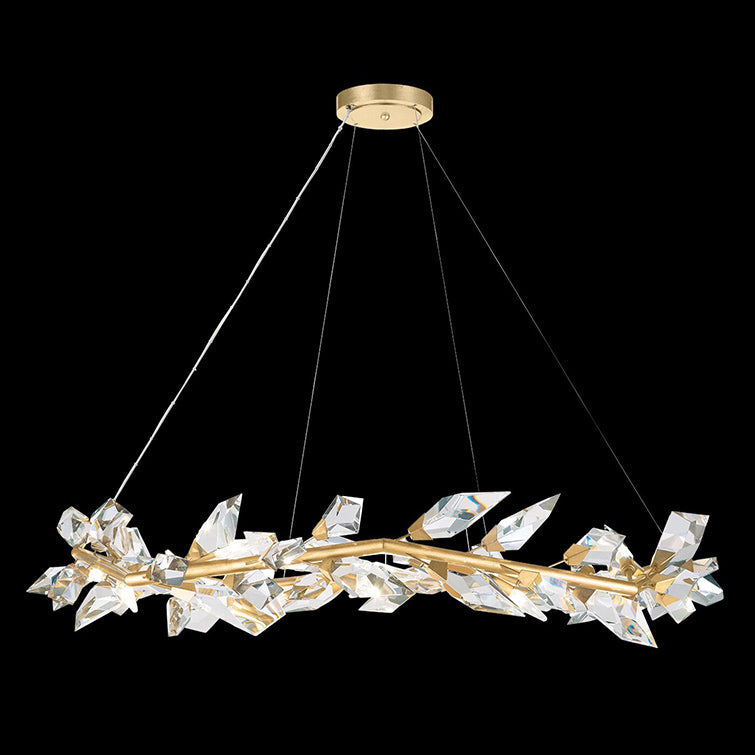 Adison 55"  Round Crystal Chandelier