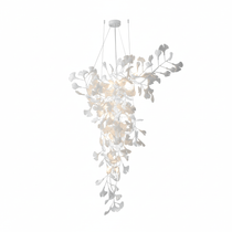 Golden Fan Leaf Artistic Chandelier - CasaraHouse