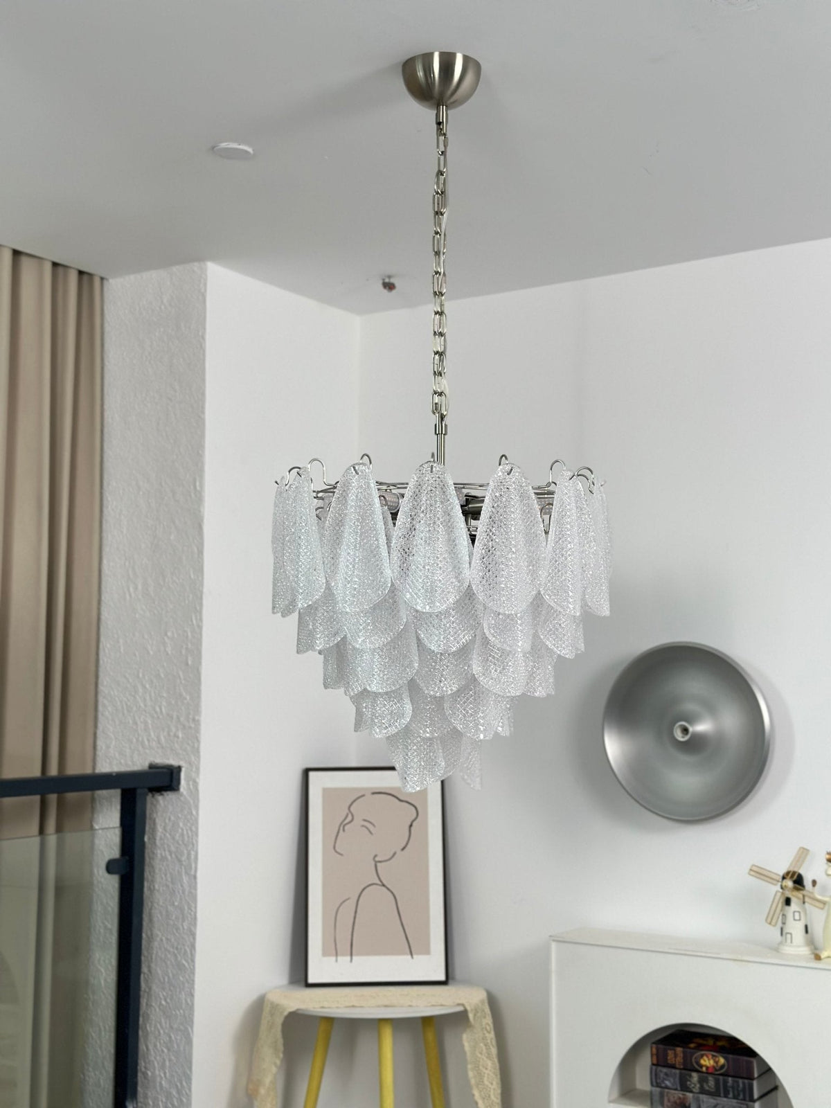 Murano Glass Teardrop Chandelier