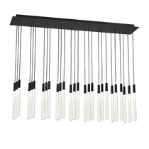 Pyramid Linear Crystal Chandelier