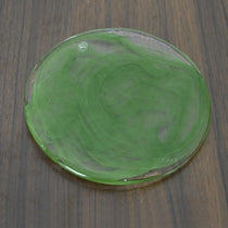 Murano Glass Green Disks Chandelier