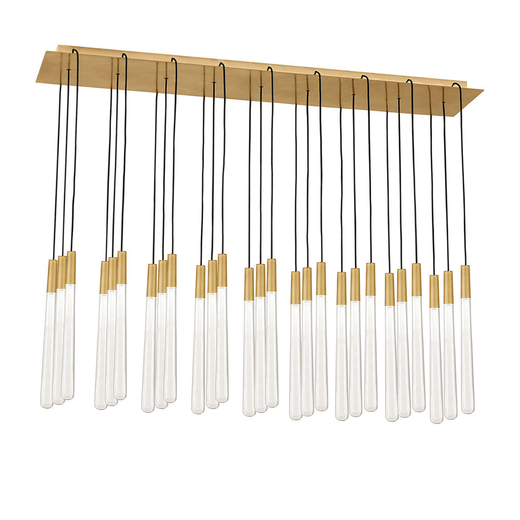 Pyramid Linear Crystal Chandelier