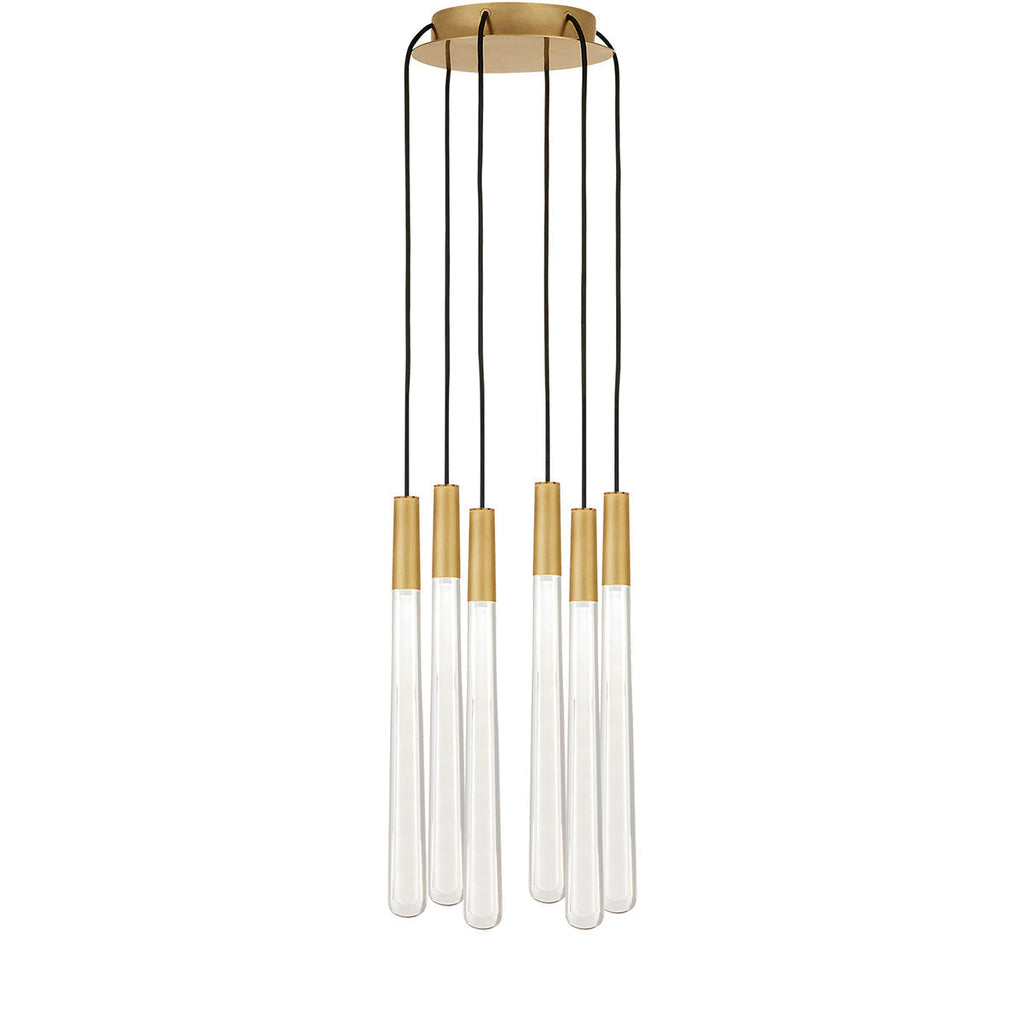 Pyramid Round Crystal Chandelier