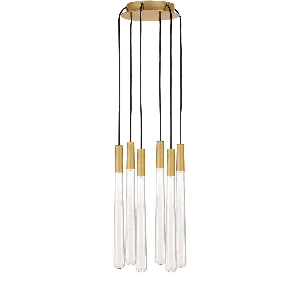 Pyramid Round Crystal Chandelier