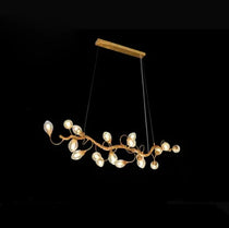 Art Clear Elegance Bubble Branch Linear Chandelier