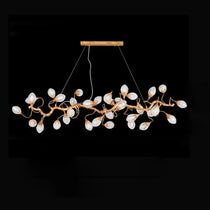 Art Clear Elegance Bubble Branch Linear Chandelier