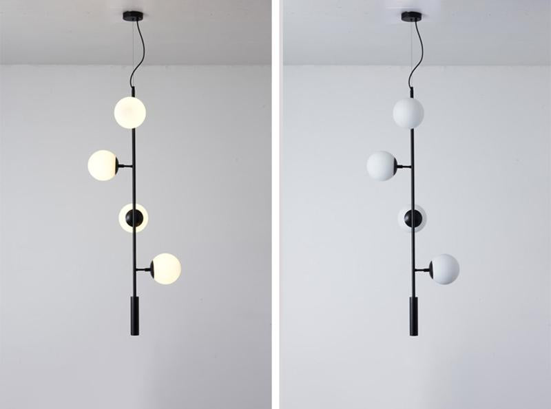 Ruby Glass Chandelier