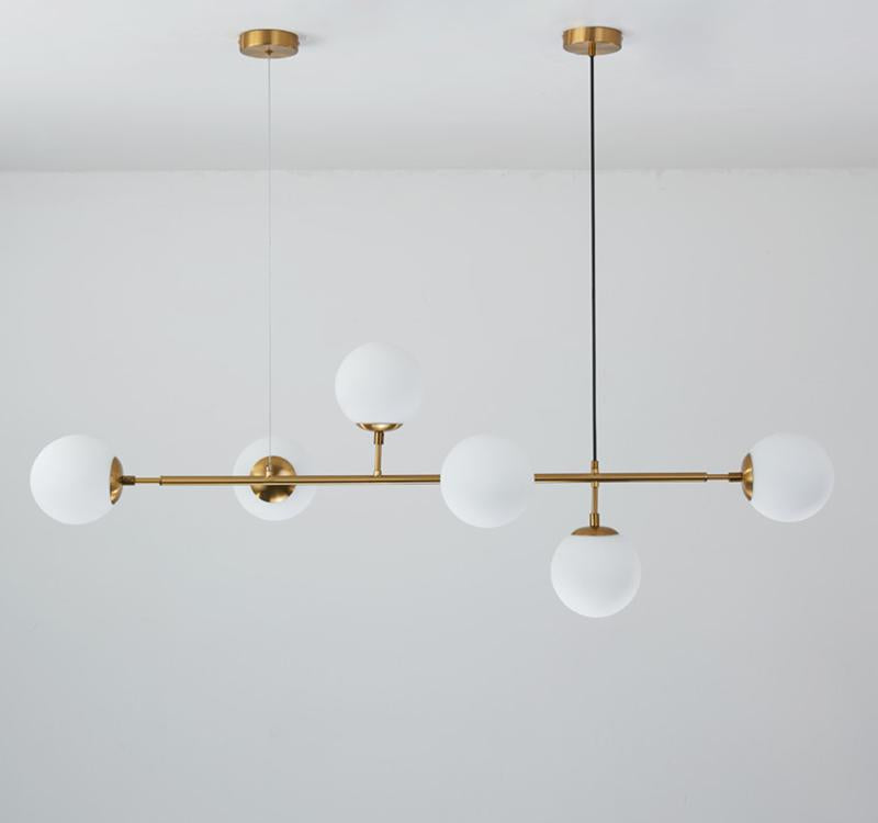 Ruby Glass Chandelier
