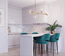 Ruby Glass Chandelier