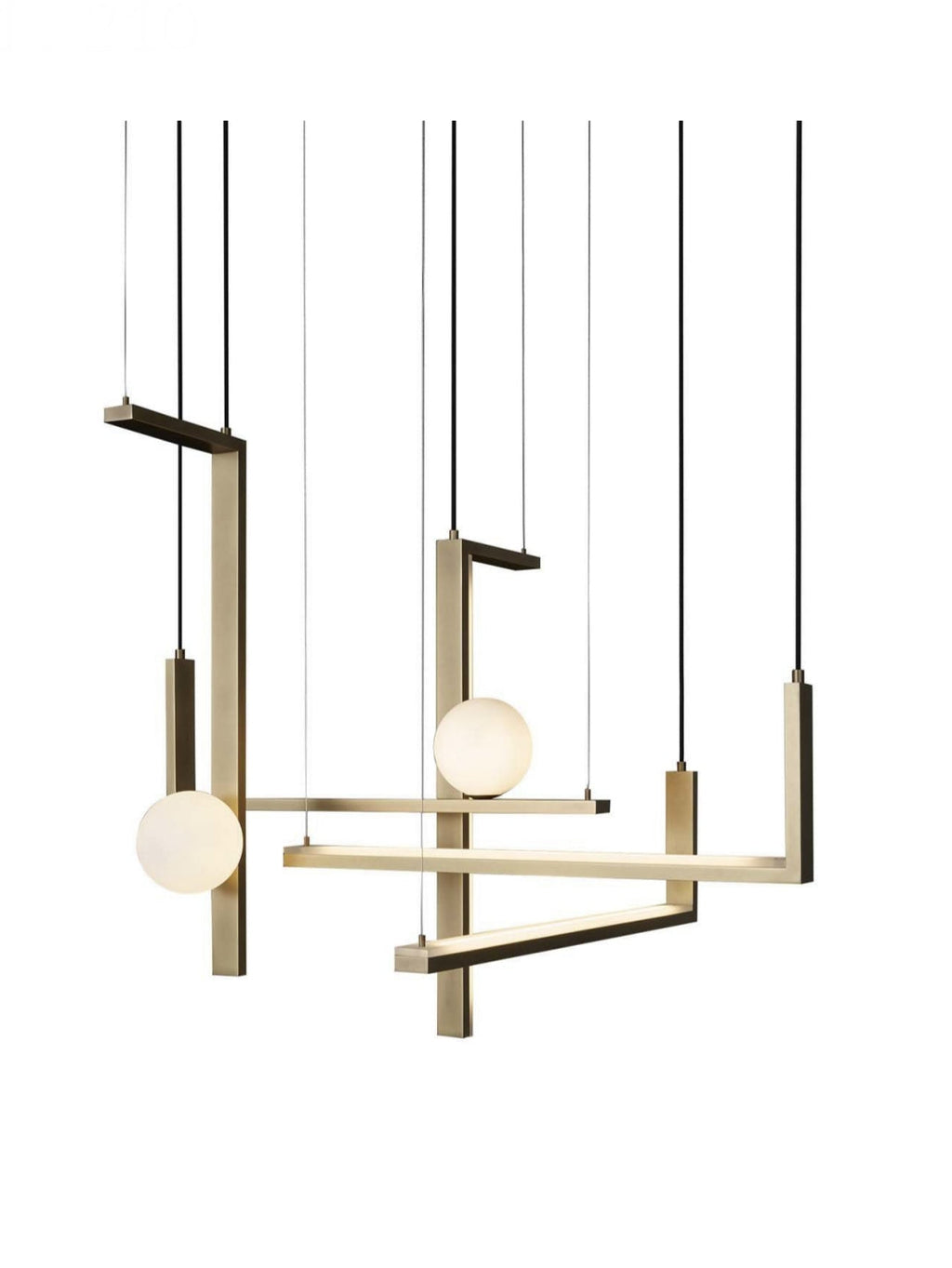 Kennedy Glass Chandelier