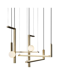 Kennedy Glass Chandelier