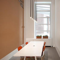Minimalist Modern Conical Long Chandelier for Dining  Living Room Ceiling Duplex Spiral Staircase