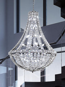 Extra Large Luxury and Elegant Crystal Chandelier for Living Room/Staircase/Foyer/Villa/Duplex Hall