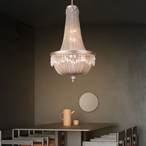 Oversize Modern Metal Art Luxury Crystal Chandelier for Duplex Hall/Staircase/Villa/Foyer