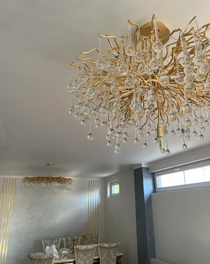 Raindrop Crystal Stunning Tree Branch Crystal Chandelier For Living Dining Room