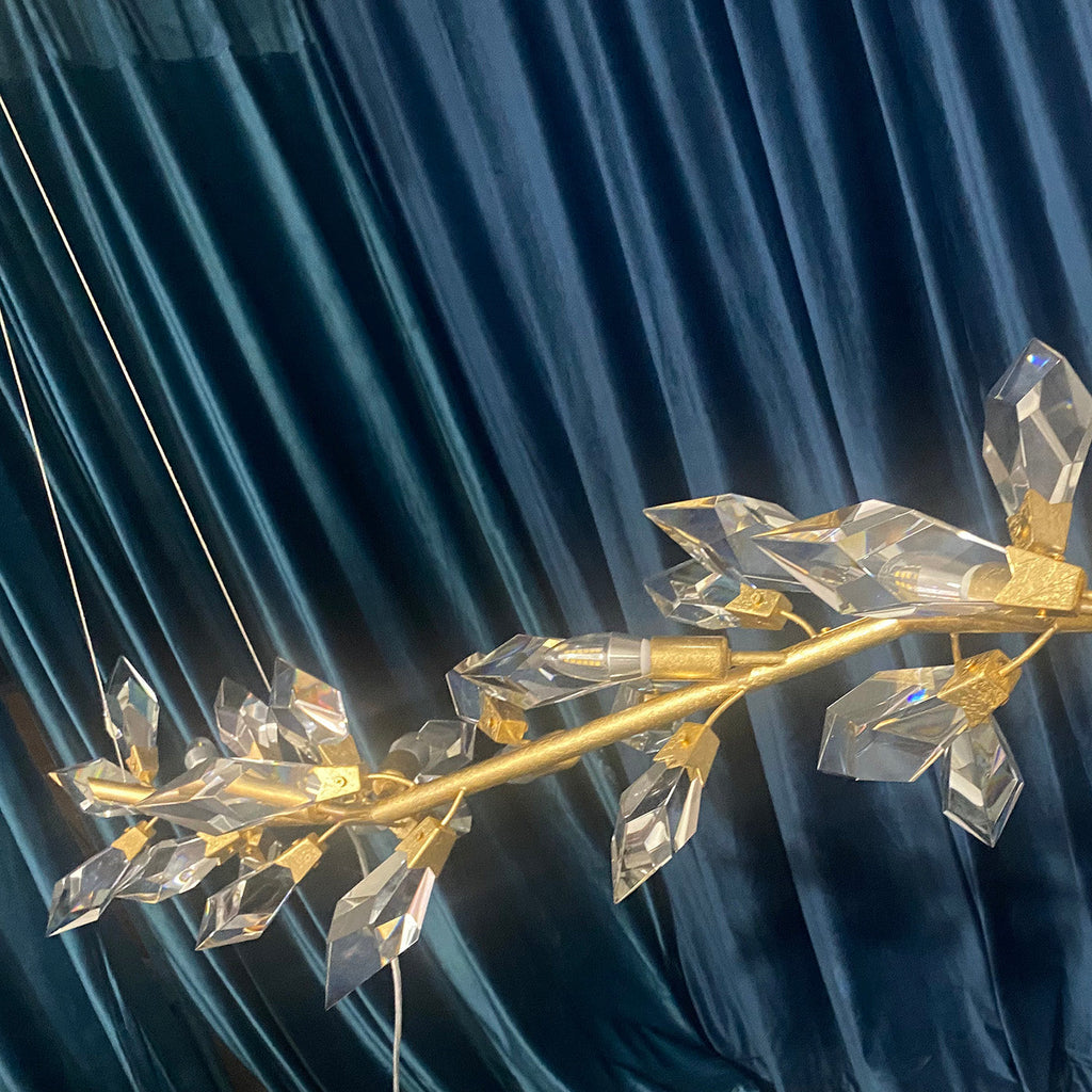 Adison 63.5“ Linear Crystal Chandelier