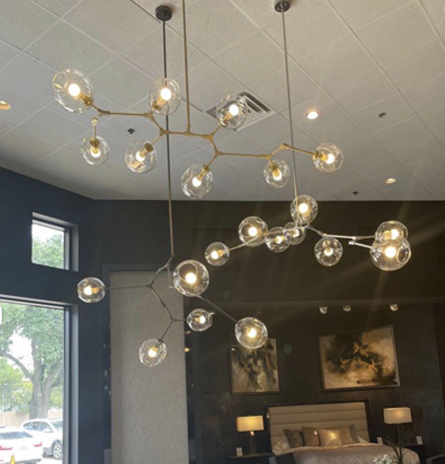 Covington Horizontal Globe Branching Bubble Chandelier Main image