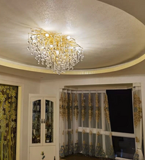 Raindrop Crystal Stunning Tree Branch Crystal Chandelier For Living Dining Room