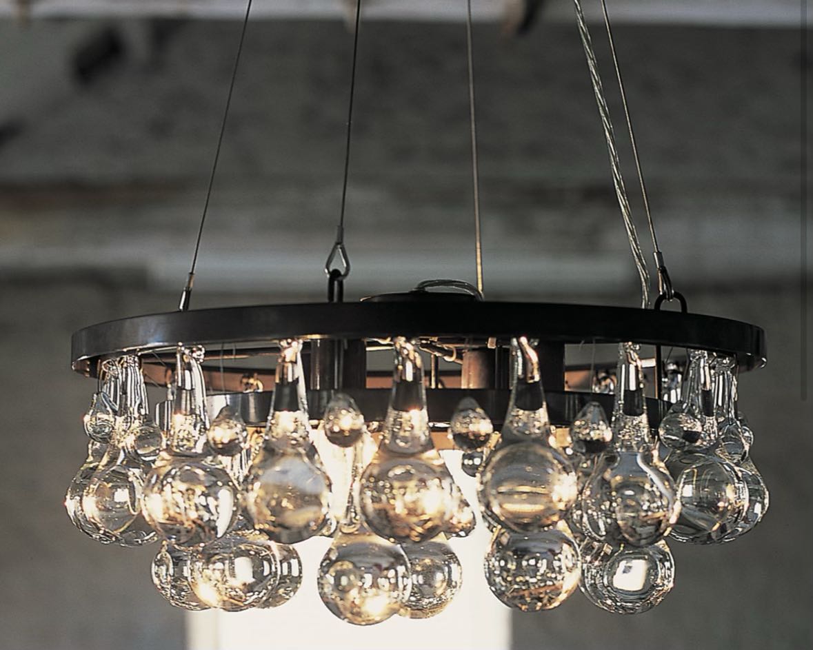 Artistic Pear Round Chandelier 18", Dining Room Round Chandelier Main image