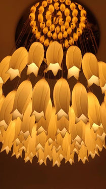 Elegant Flower Chandelier For Foyer/ Staircase