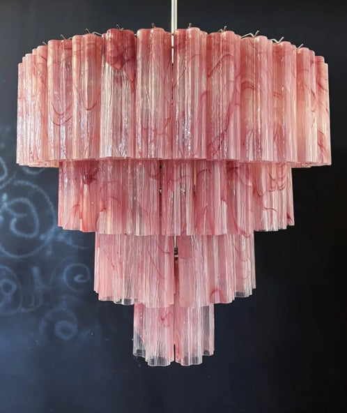 Murano Glass Chandelier - 78 Tubes