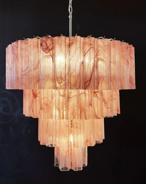 Murano Glass Chandelier - 78 Tubes