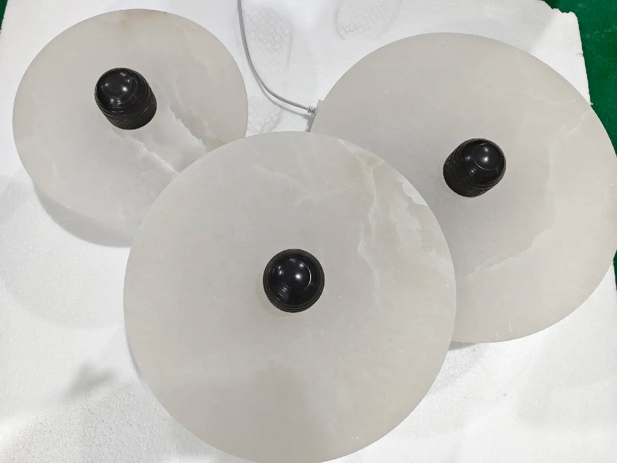 Alabaster Flushmount - 3 Surface