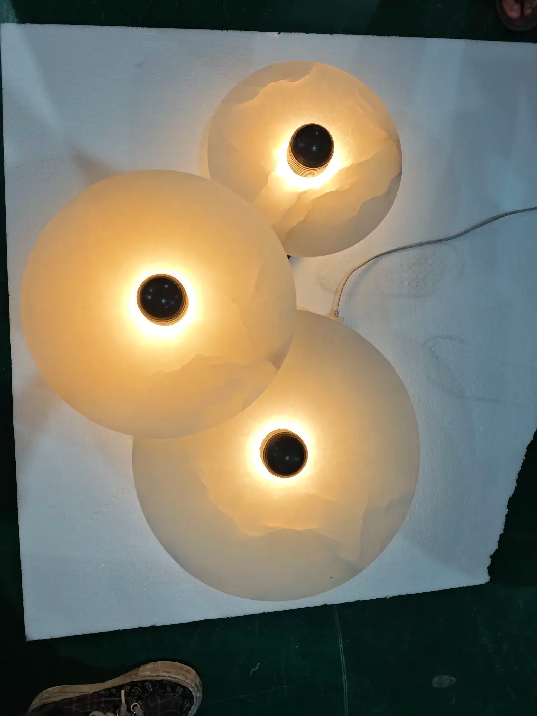 Alabaster Flushmount - 4 Surface