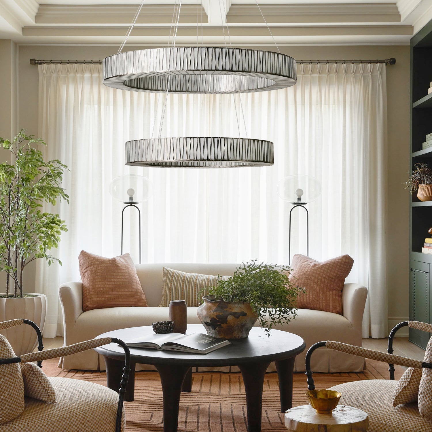 Jeunet 2-Tier Round Chandelier Secondary image