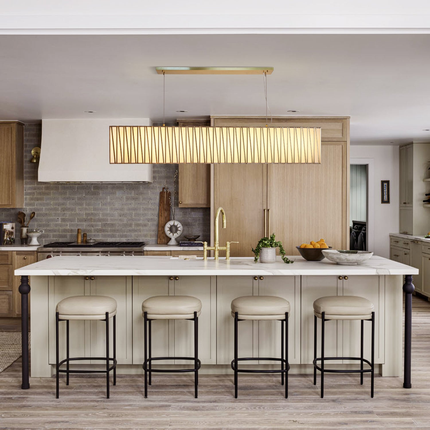 Jeunet Rectangular Chandelier Secondary image