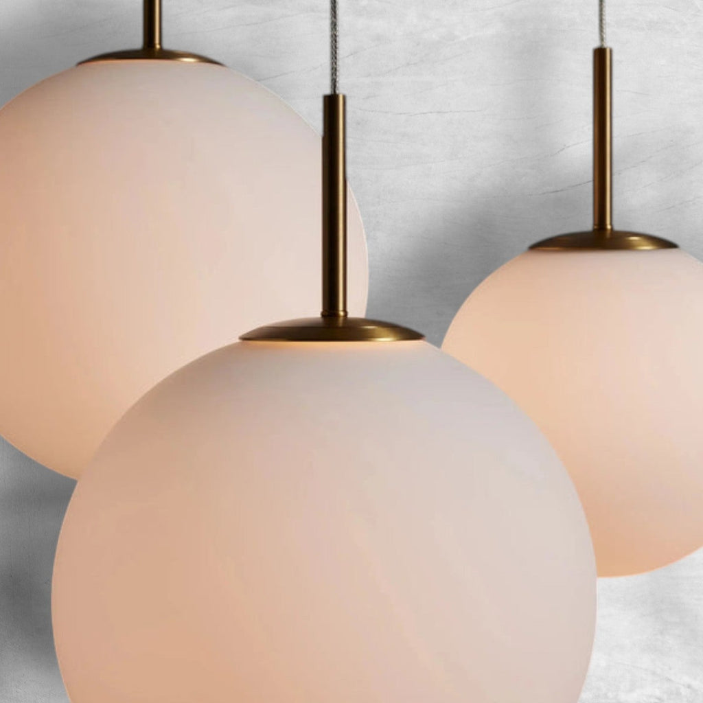 Contemporary Casen Glass Round Chandelier 20"28"34"43" - CasaraHouse