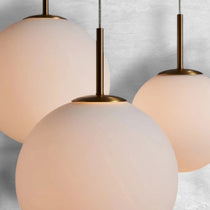 Contemporary Casen Glass Round Chandelier 20"28"34"43" - CasaraHouse