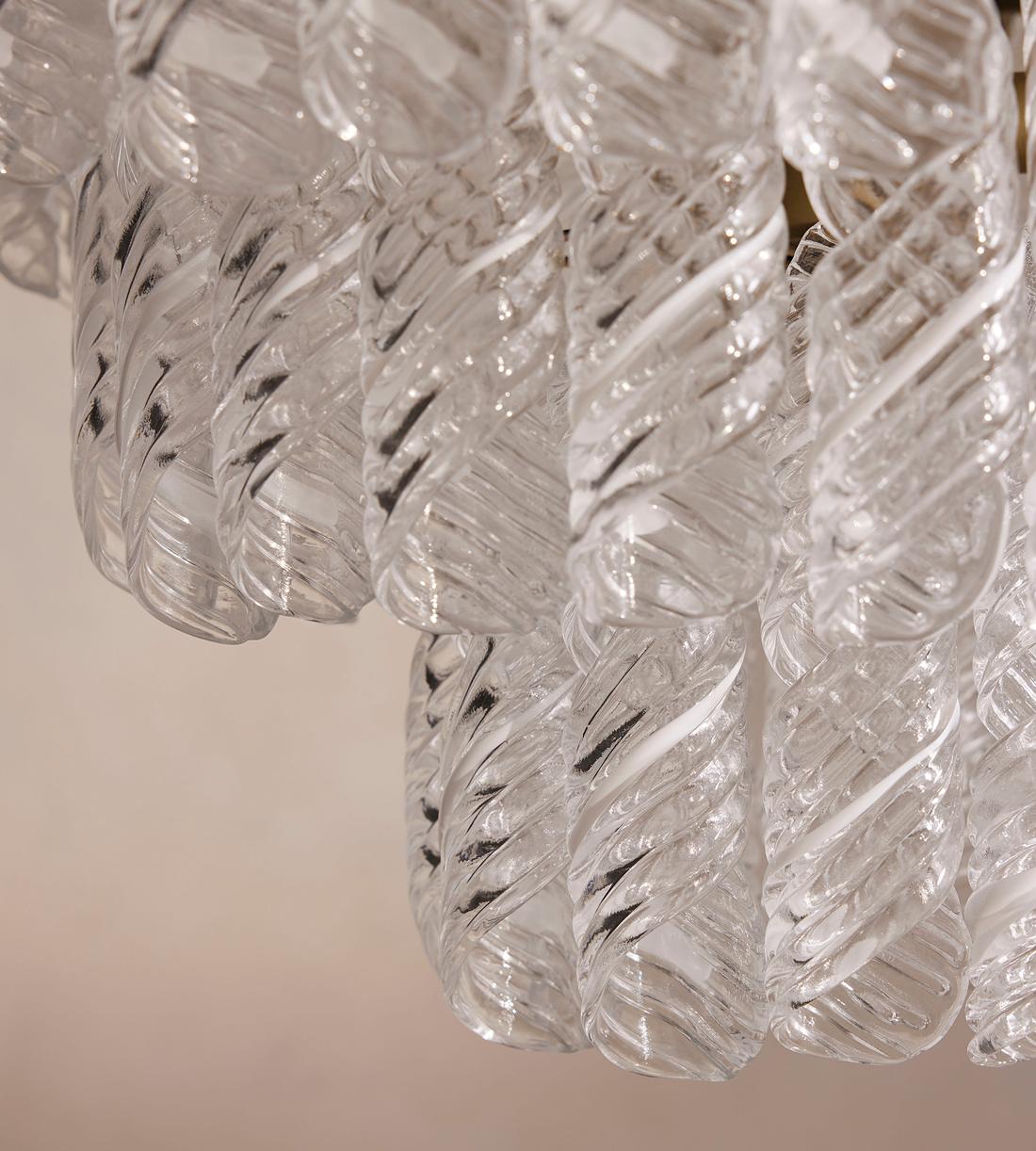 Elodie Glass Chandelier 28"W