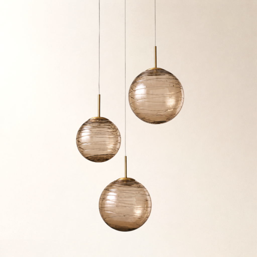 Casen Glass Round Chandelier 20"28"34"43"