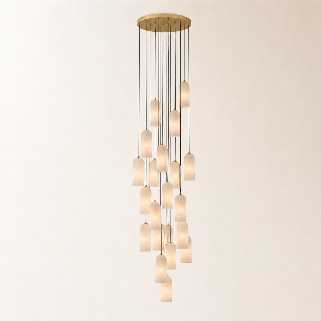 Montira Alabaster Dome Pendant Lamp