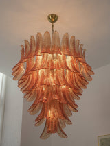 Luxury Amber Leaf Cascade Chandelier - CasaraHouse