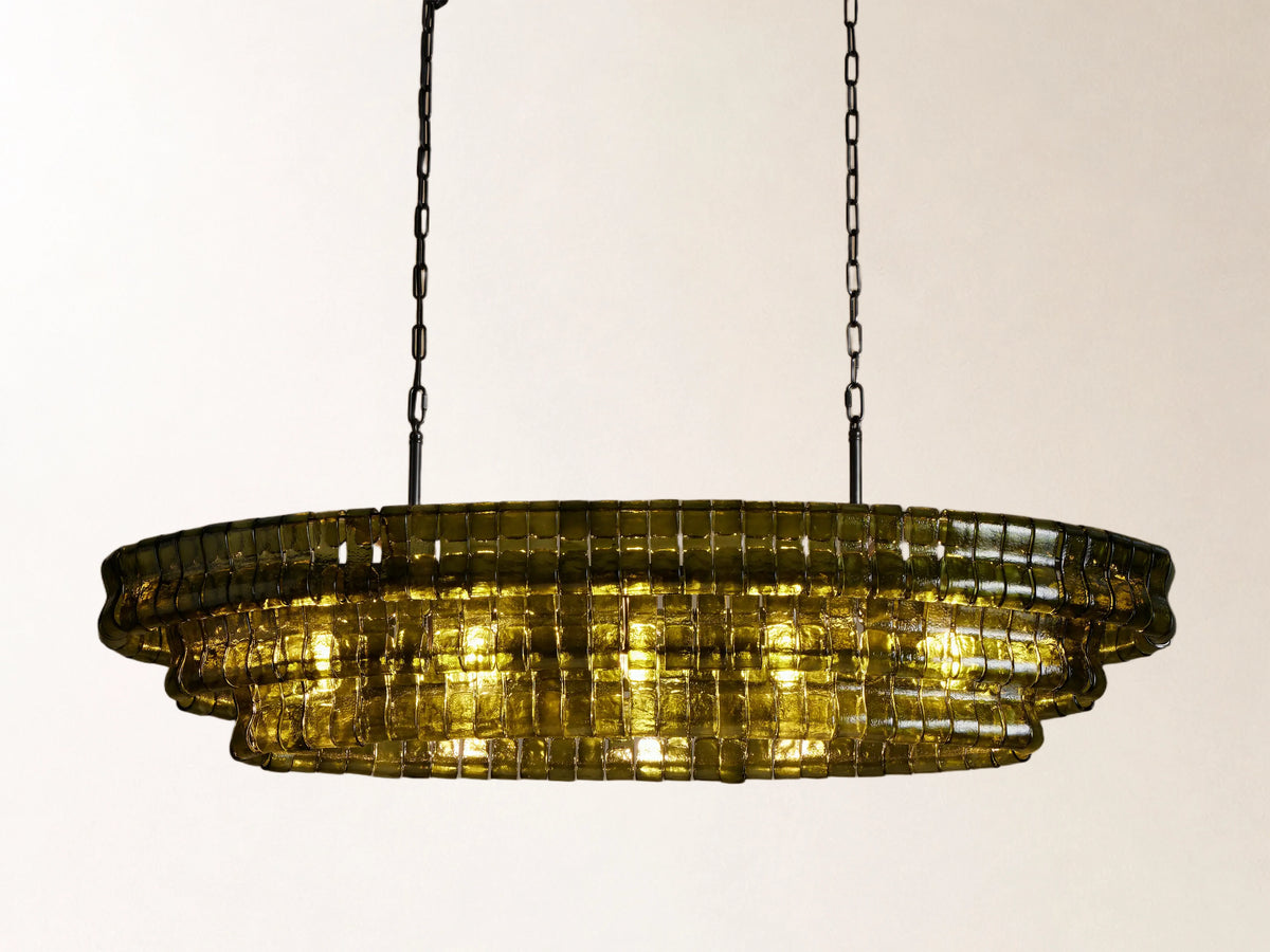 Ghiaccio Oval Chandelier Main image