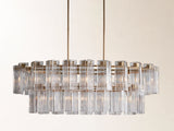 Delsie Oval Tiered Chandelier