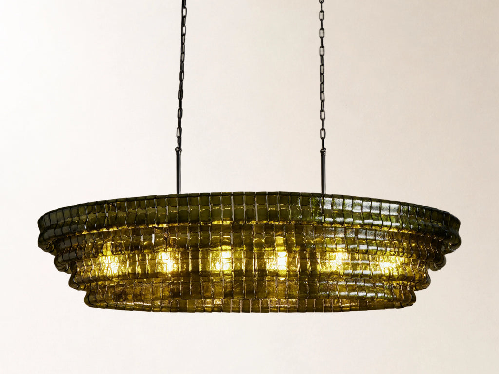 Ghiaccio Oval Chandelier