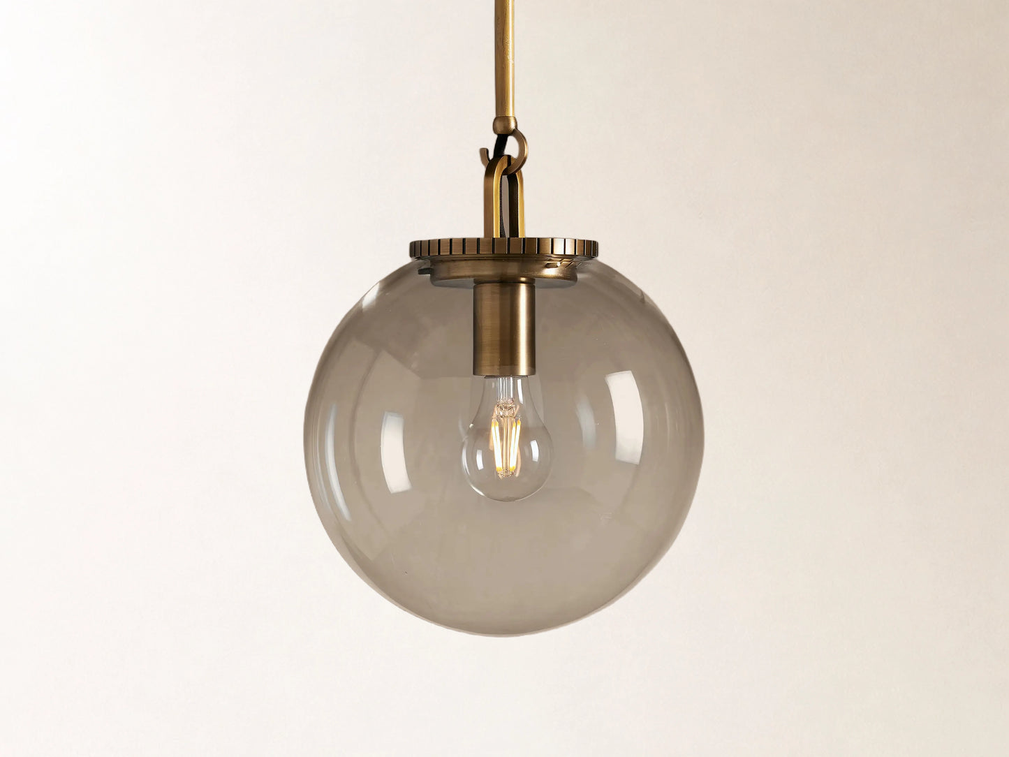 Wescott Globe Pendant with Rod