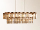 Delsie Oval Tiered Chandelier