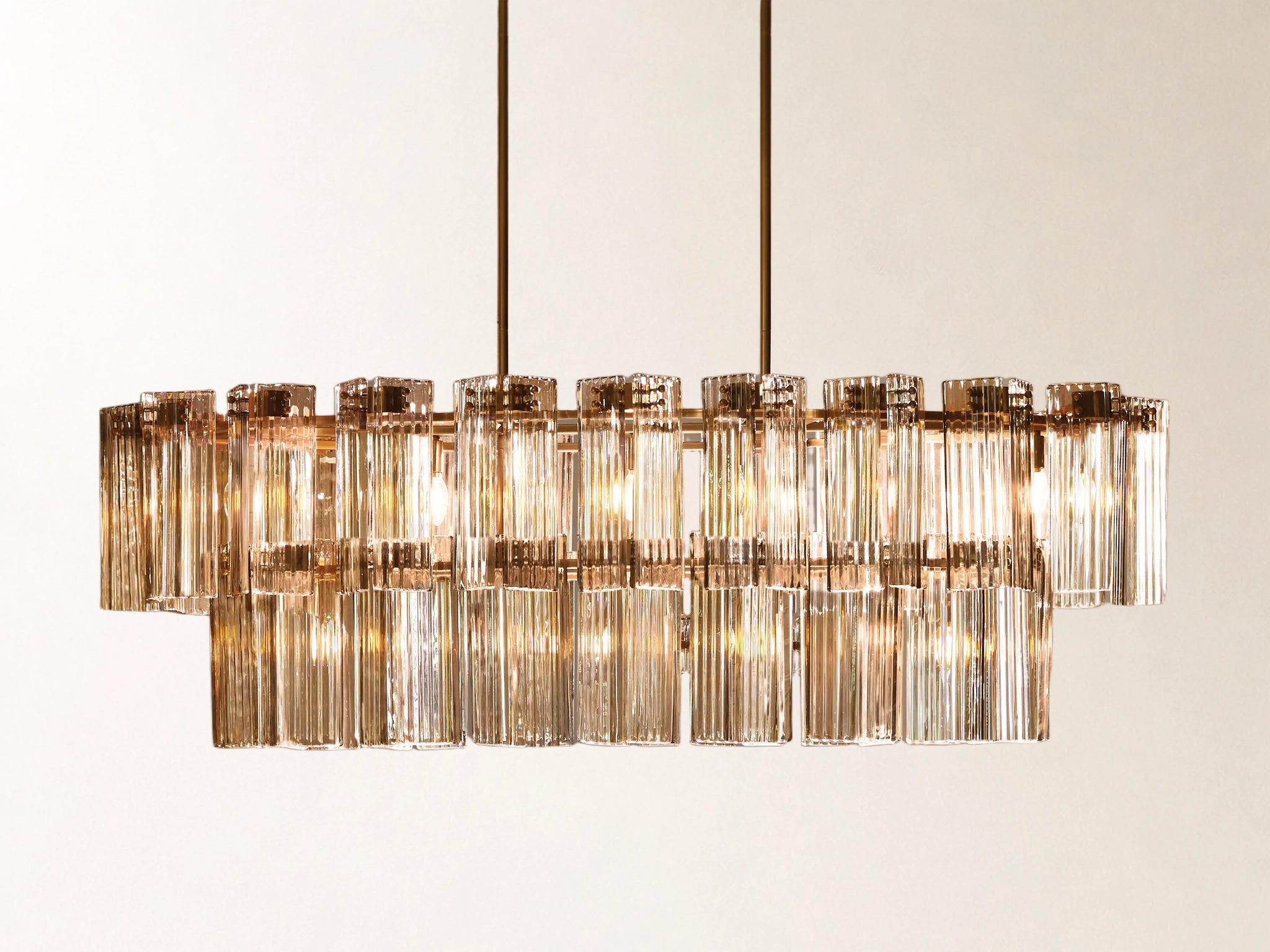 Delsie Oval Tiered Chandelier