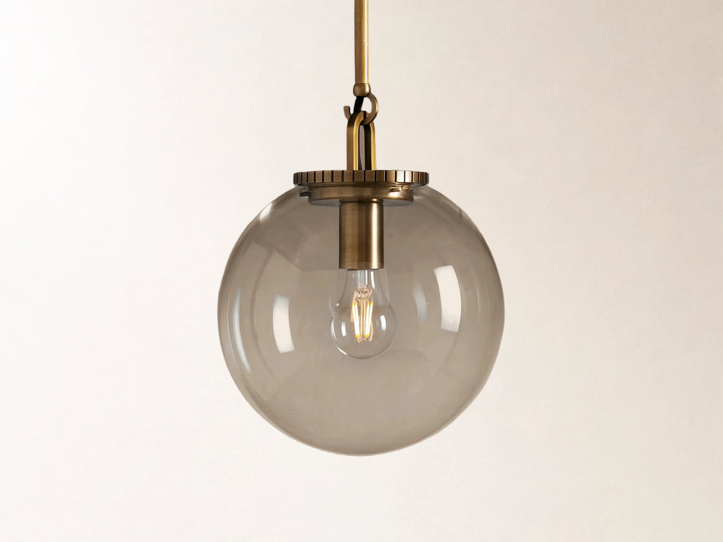 Wescott Globe Pendant with Rod